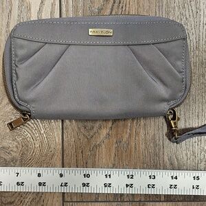 Travelon, Charcoal, Wristlet, Wallet, Travel, Classic, Festival, Unisex, Plane